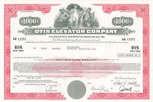 Otis Elevator Co. - $1,000 Bond